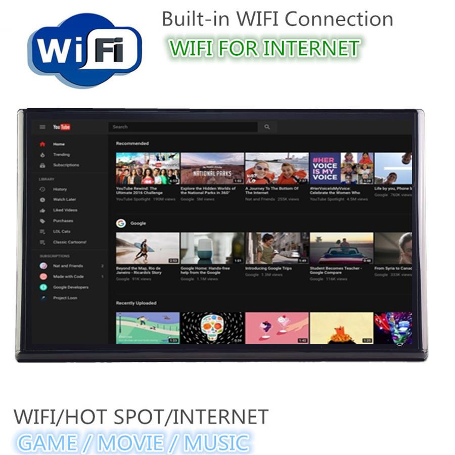 12,5" Телевизор на подголовник 1080P Автомобильный монитор Android 11 Многофункциональный планшет Сенсорный экран