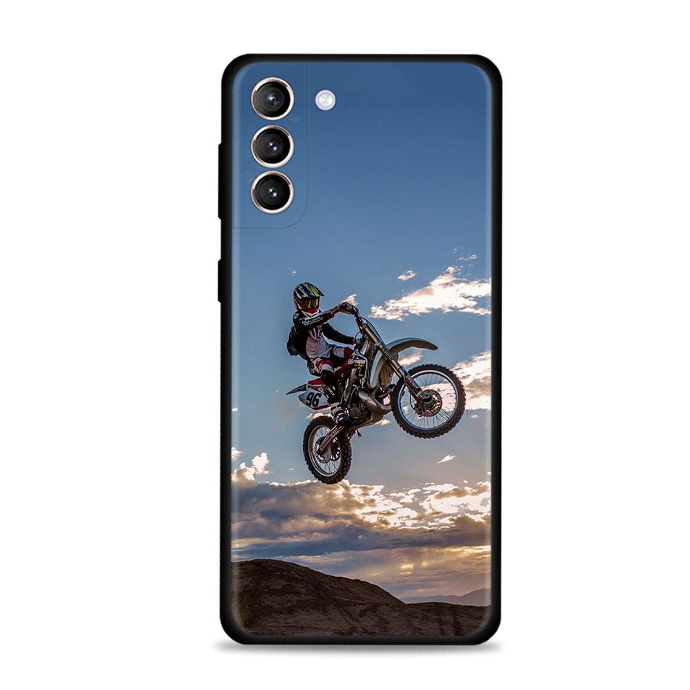 Чехол для Samsung Galaxy S22 S21 S20 Ultra FE S10 S9 S8 Plus S10e Note 20Ultra 10Plus чехол Funda Moto Cross мотоцикл спорт