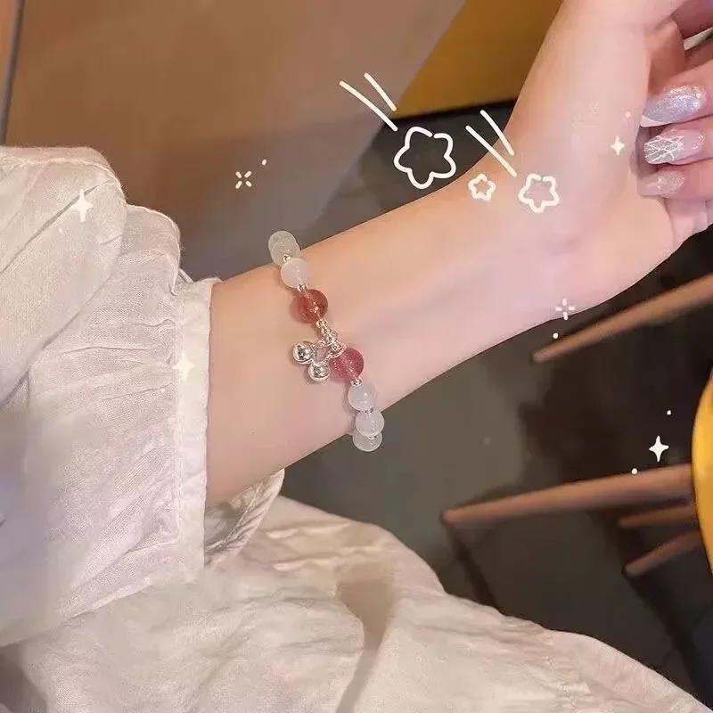 Новый нишевый модный браслет с кристаллами лунного света, легкий роскошный темпераментный универсальный женский ювелирный браслет