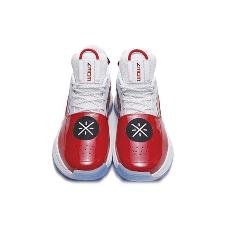 Li Ning WOW 7 Way Of Wade 7 Uptown Амортизация Нескользящие Низкие Повседневные Баскетбольные Кроссовки Мужские Белый Красный Черный ABAN079-2