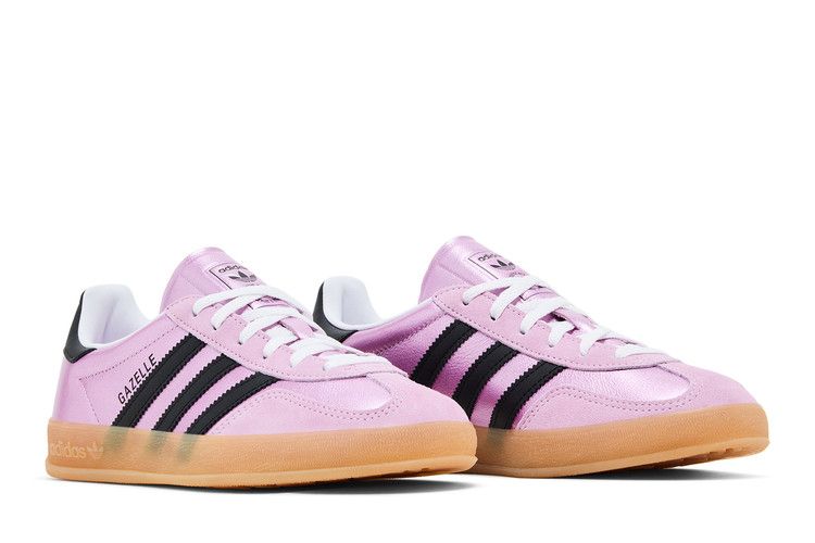 Женские кроссовки adidas Gazelle Indoor Bliss Сиреневые Черные (Женский) Bliss Лиловый/Основной черный/Цвет поставщика