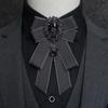 Men's Jewelry Accessories Rhinestones Bow Brooch Crystal Necktie Suit Shirt Collar Pin Bow Tie