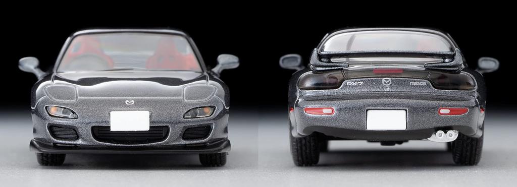 TOMYTEC Tomica Limited Vintage Neo 1/64 LV-N Era of Japanese Cars Vol. 16 Mazda RX-7 SPIRIT R Type A 2002 Gray Finished Model
