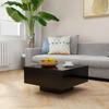 VidaXL Coffee Table Black 60x60x31.5 Cm Chipboard