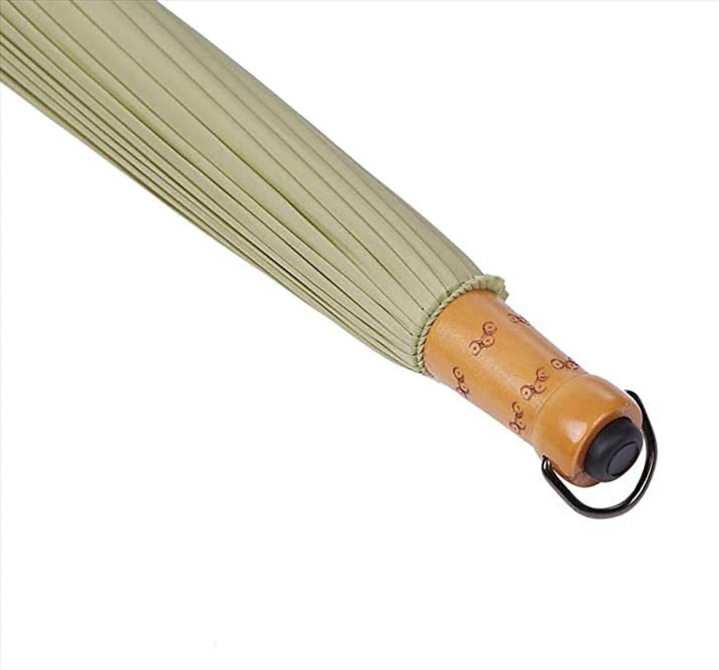 Lightweight Japanese Umbrella with 24 Perfect for Rain or Sunny Perfect for the Rainy Wooden Long Rain Bangasa Fiberglass Ribs, Days, Season, Handle,