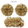 Synthetic Women Fashion Curly Messy Chignon Hair Bun Hair Accessories Elastic Fiber Hairpiece Chignon For Wedding Party  Daily Use