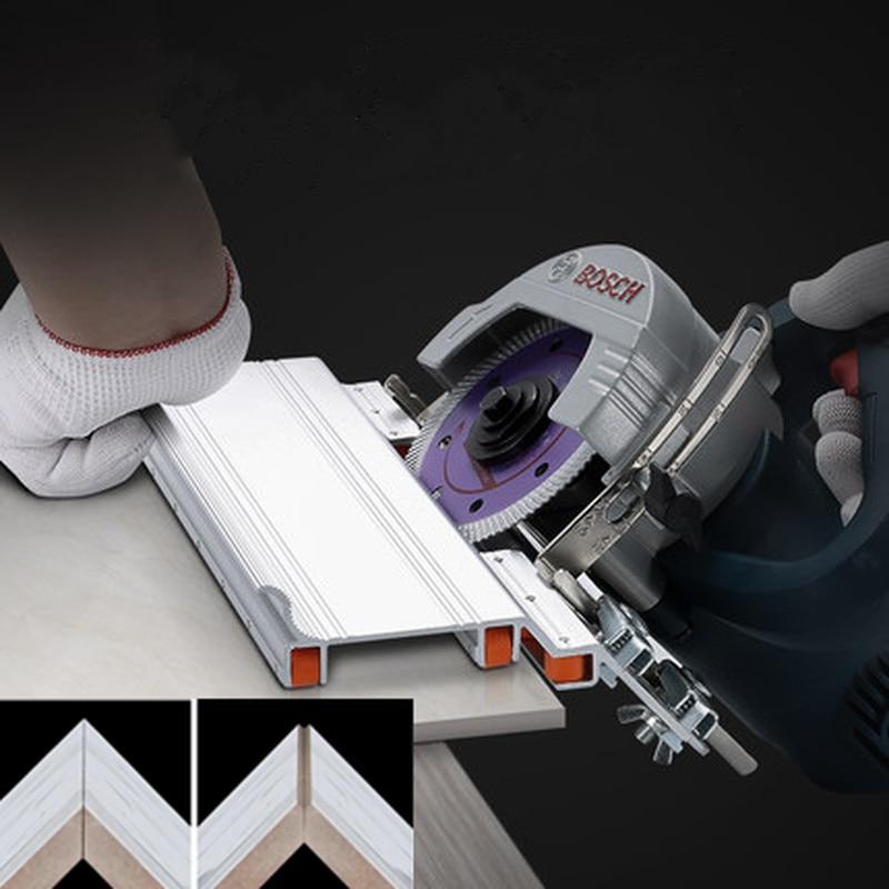 Регулируемый каменный станок для снятия фаски на 45 градусов, станок для резки камня, направляющая для снятия фаски, локатор, строительные инструменты