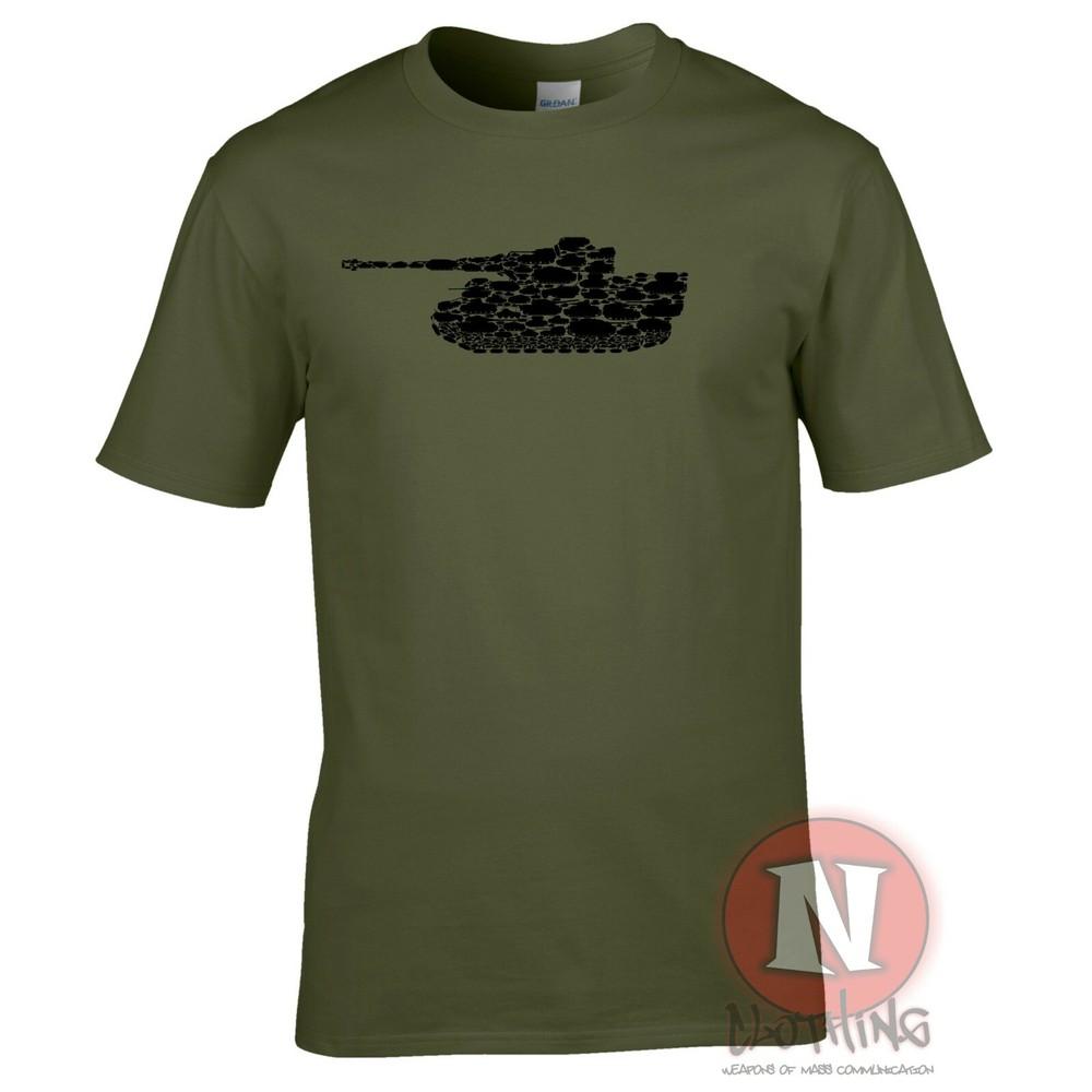 Футболка Танк Тигр Gerunisex Армия Вторая Мировая Эксклюзивный Дизайн Военная Техника Панцер 6