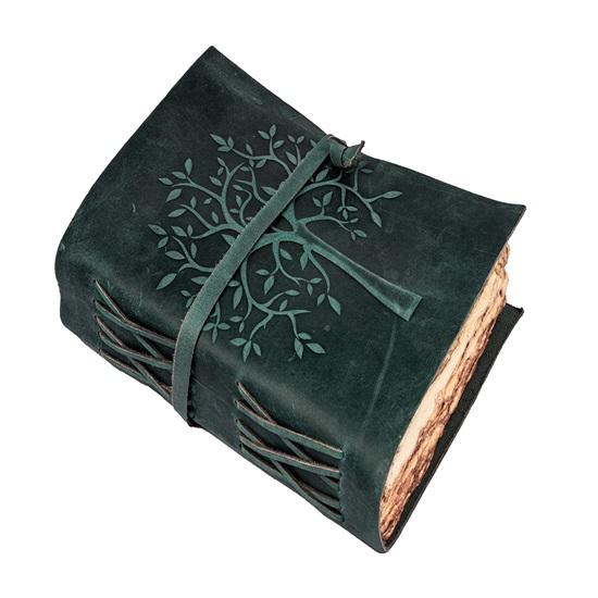 Журнал «Дерево жизни» Кожаный ежедневник ручной работы с неровным краем Бумажный блокнот Премиум-дневник