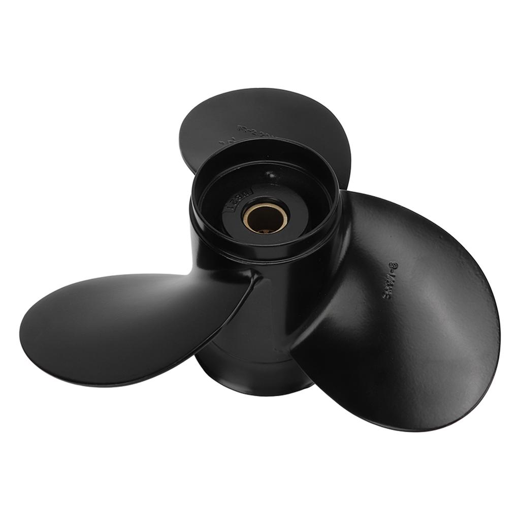 Outbord Propeller 9 1 4x8in 3 Blades 10 Splines R Rotation Aluminum Alloy Replacement for Suzuki 8‑20HP