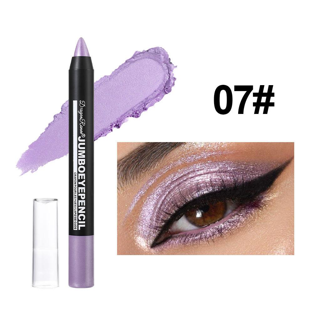 Monochrome Pearlescent Eyeshadow Pencil for Skin Tone Royal Blue Nude Mermaid Pearlescent White Hair Eyeshadow Stick Highlighter Stick Face Makeup