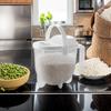 Новая многофункциональная акриловая утолщенная корзина для слива риса, миска для риса и фруктов, корзина для мытья овощей