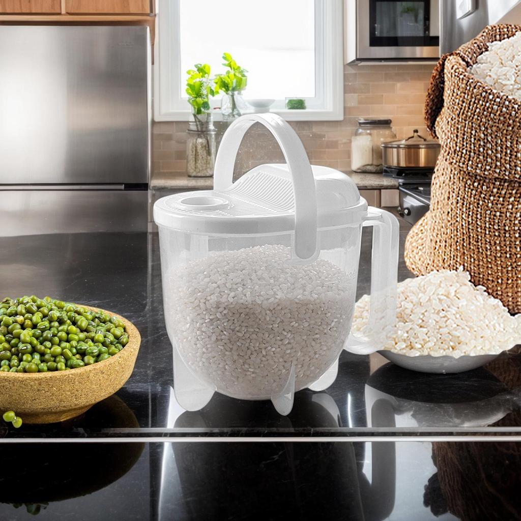 Новая многофункциональная акриловая утолщенная корзина для слива риса, миска для риса и фруктов, корзина для мытья овощей