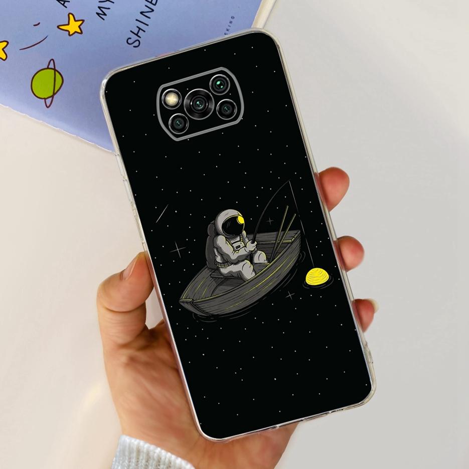 Чехол для Xiaomi Poco X3 Pro Новый Модный Расписной Чехол Прозрачный Силиконовый Мягкий ТПУ Чехол для Телефона Для Xiaomi Poco X3 NFC PocoX3 Pro Корпус