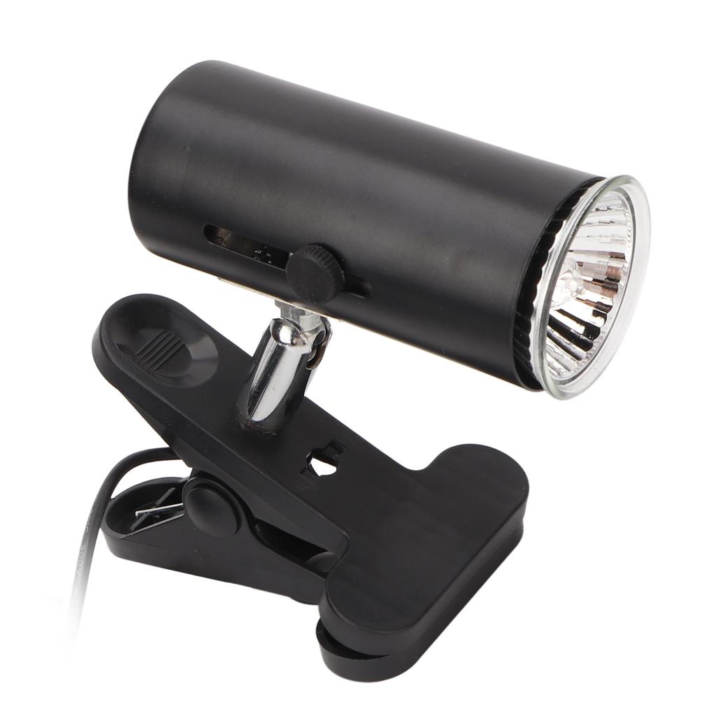 UVA UVB Reptile Light Bulb 50W Full Spectrum Sun Lamp Sunbathe Heat Lamp with Clamp for Amphibians