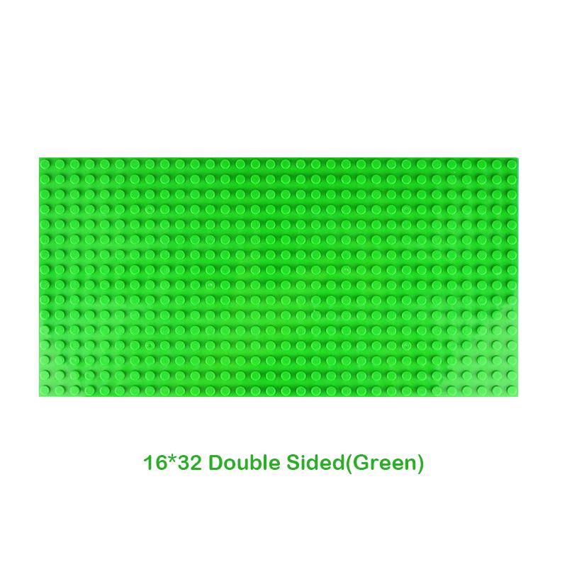 32x32 Dots Double Sided Baseplate for Building Brick 16x16 City Classic Block Plates DIY Plastic Small Block Assembly Part Toy