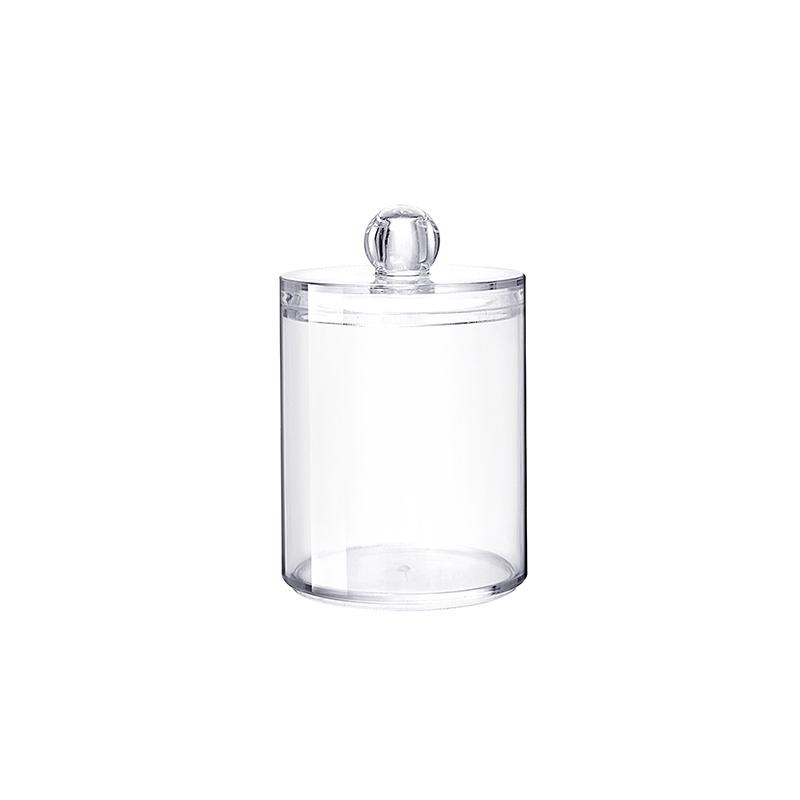 Acrylic Transparent Cotton Swab Storage Box Makeup Organizer Storage Box Cotton Swab Cosmetic Box Bathroom Bedroom Storage