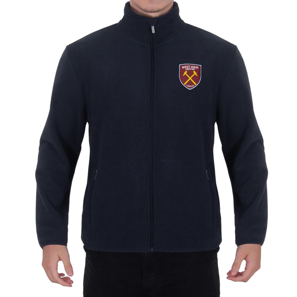 West Ham United FC Mens Crest Fleece Jacket