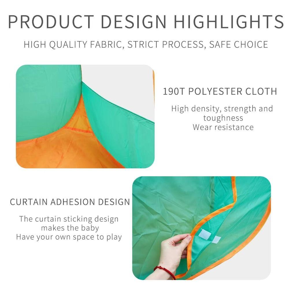 Toy Houses Children's Green Tent Princess Houses Foldable Toy Tents Indoor Outdoor