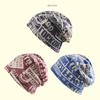 Уличные шляпы для женщин Осенью и Зимой Новый стиль Вязаные шапки Ленивые платки на голову Шляпы для головы Пары Без макияжа Кучи шляп Мужской тренд