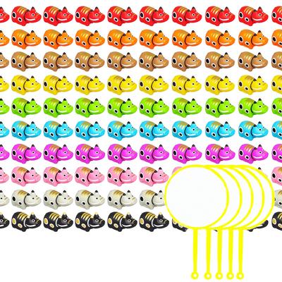 Игрушки для ванной Pukapuka Colorful Bekozu Все 10 цветов x 5 Каждый набор из 50 штук Пробные золотые рыбки Poi 5 штук Вместимость для игрушек Игрушки для ванной Toys