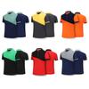 Summer Men's Business Casual Polo Shirt Fashion Color Matching Lapel Button Short Sleeve Golf T-shirt Casual Sports Shirt S-4XL