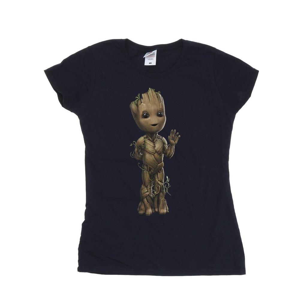 Marvel Womens/Ladies I Am Groot Wave Pose Cotton T-Shirt