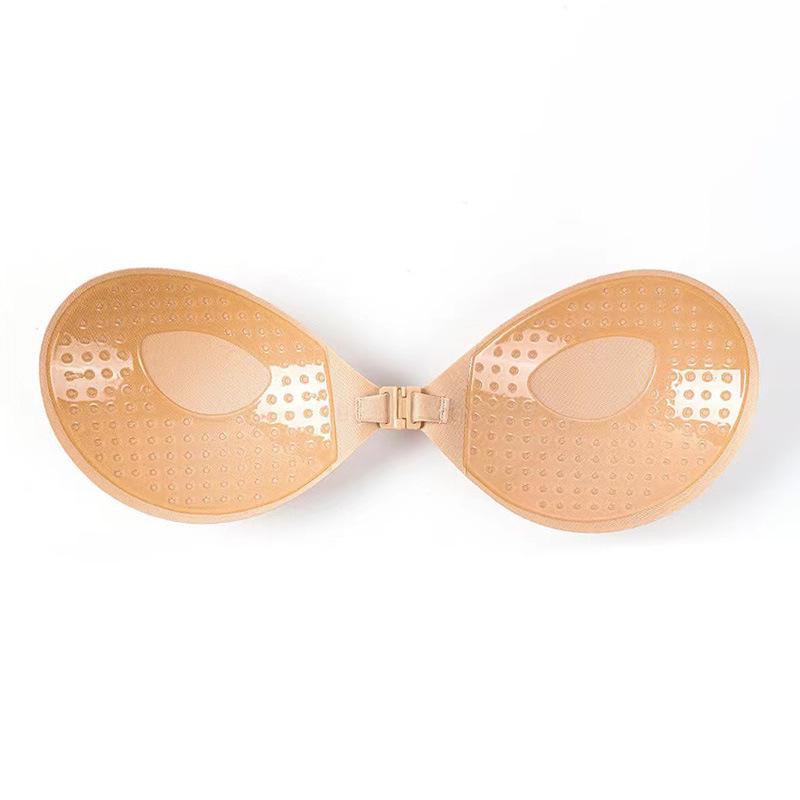 Silicone Push-Up Breast Pasties: Strapless, Invisible Nipple Covers for Small Busts, Ideal for Wedding Dresses.