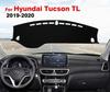 Для Hyundai Tucson TL 2019 2020 Коврик на приборную панель Защита от солнца Анти-УФ Коврики Автоаксессуары Чехол на приборную панель автомобиля