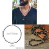 Vintage Moon Pendant Necklace With Geometric Design For Men And Women