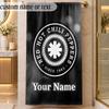 Beach TowelRed Hot Chili Peppers Custom Name Text Personalized Soft Towel for Beach Pool Indoor Home Decor Gift