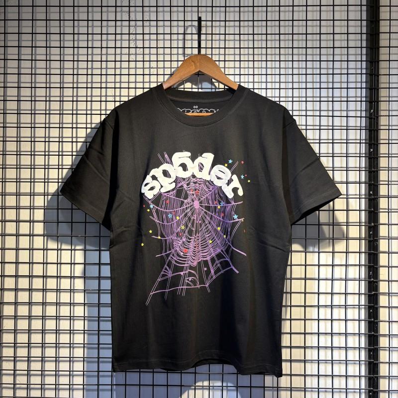 Unisex Retro Vintage Foil Print Letter Graphic Tee Cotton Short SleeveT