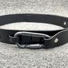 Luxury Design Carabiner Buckle Belt Pin Buckle Punk Waistband Trendy Waist Belt  For Women Men