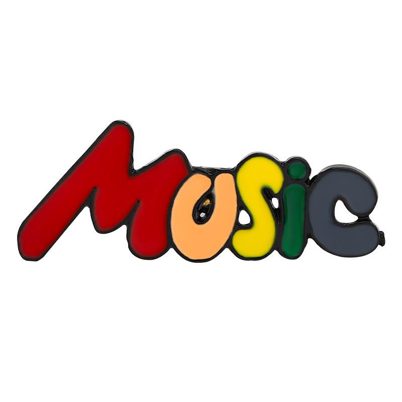 Креативная эмалированная брошь в виде музыкального инструмента, рок-оркестр, скрипка, гитара, бас, значок, булавки для одежды, детские подарки, ювелирные изделия