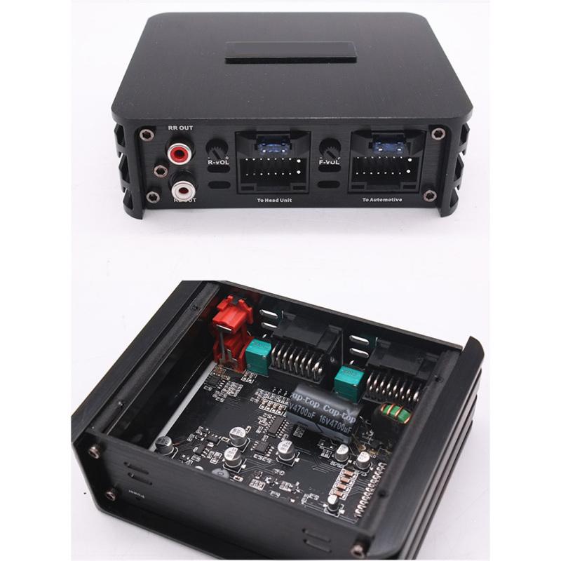 Автомобильный аудиопроцессор, 4-полосный усилитель мощности без потерь, DSP, динамики, Plug-and-Play для Android