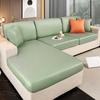 Waterproof PU Leather Sofa Cover For 1 2 3 4 Seater Removable Washable Sofa Cushion Protector Anti Dirt Sofa Slipcovers