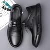 2025 новая мужская обувь повседневная деловая кожаная обувь осень мужская шнуровка мягкая подошва универсальная кожаная обувь