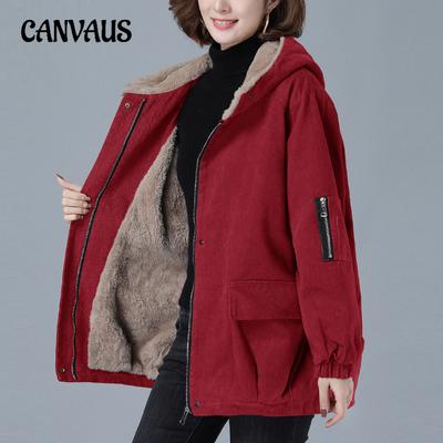 Женская зимняя одежда больших размеров из хлопка Tide Cotton Jacket Thicked Padded Jacket