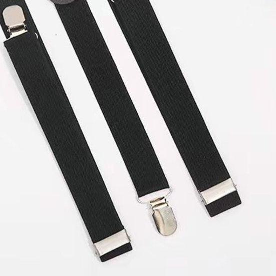 Подтяжки унисекс на эластичном ремне с Y-образной спинкой, однотонные нескользящие подтяжки для свадебного костюма, регулируемый ремень, вечерние повседневные аксессуары