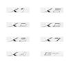 3D XDrive 20i 30i 35i 40i 50i 30d 35d 40d Car Fender Emblem Trunk Badge Sticker For BMW M X1 X3 X4 X5 X6 X7 GT Logo Accessories
