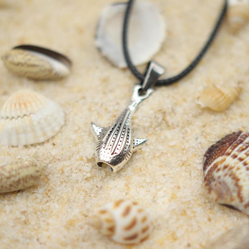 New Fashion Marine Animals Pendant Necklace For Men 24 Inches Long Collar Shark Turtle Dolphin Neck Jewelry Accessories Hombre