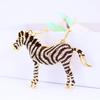 Rhinestone Prancing Horse & Zebra Charm Keychain Crossbody Bag Accessory 511