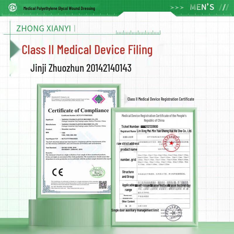 Медицинский крем Zhongxianyi для ухода за ранами и кожей