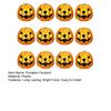 12Pcs Pumpkin Pendants Halloween Tree Decorations Waterproof Easy To Install Outdoor Indoor Reusable Hanging Ornaments