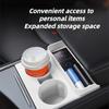 For Tesla Model 3/Y Interior Center Console Silicone Cup Holder Stopper Anti-Slip Storage Drink Holder Interior Accessory