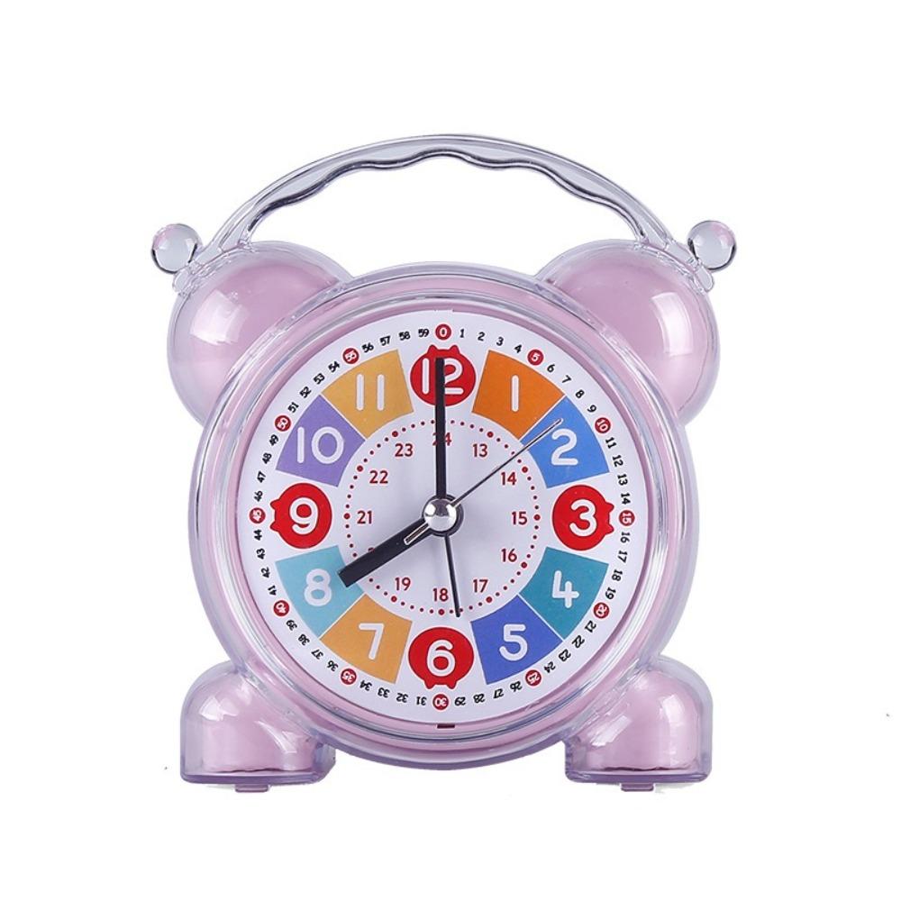 Early Education Children Desktop Clock Silent Table Alarm Clock Bedroom Bedside