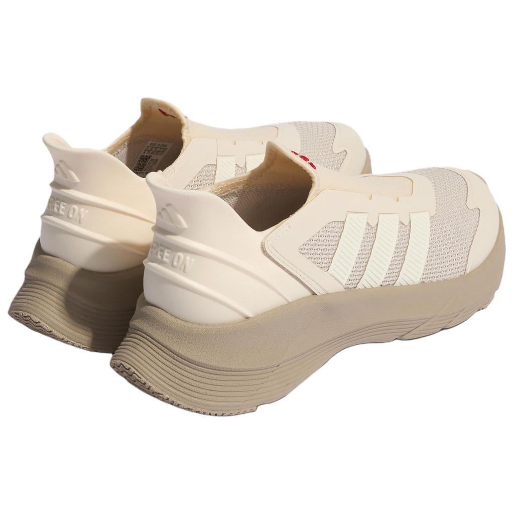 adidas Gene Revive Минималистичные Удобные Нескользящие Износостойкие Кроссовки с Низким Верхом Унисекс Кроссовки для Бега Бежевый JQ7581