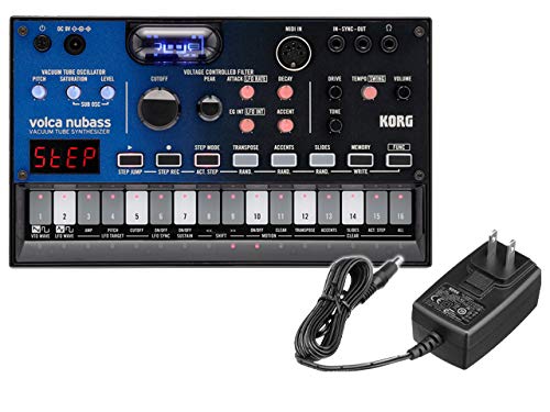 KORG Vacuum Tube Nutube Equipped Acid Bass Machine Volca Nubass Genuine AC Adapter KA350 Set - +