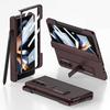 Magnetic Hinge Protection Screen Protector Cover For Samsung Galaxy Z Fold 4 Z Fold 5 Z Fold 3 5G Case with Pen Holder Slot and Stand Bracket