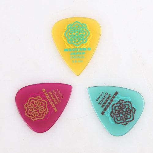 MASTER 8 JAPAN IFHPR-TD100 INFINIX TEARDROP Hard Polish with Rubber Grip 1.0mm Guitar Picks X 10